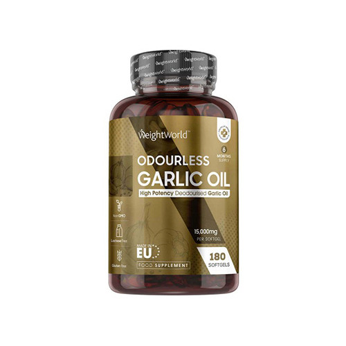 Knoblauchöl 15000 mg, 180 Weichkapseln