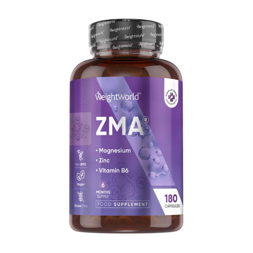ZMA – Magnesium + Zink + Vitamin B6, 180 Kapseln