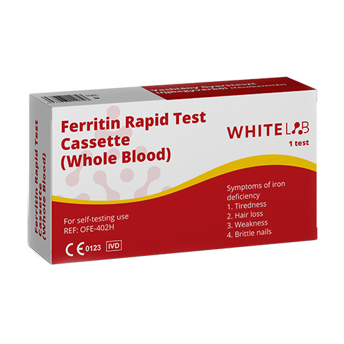 Schnelltest auf Eisenmangel – Ferritin (aus Blut), 1 Test