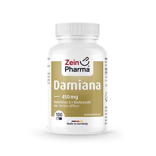 Damiana 450 mg, 100 Kapseln